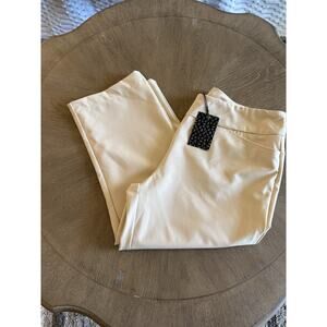 NWT Cegolfs Size L Womens EAGLE 22 Inch Performance Stretch Capri Pants